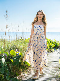 Bluebell Barbie dress by Kahora Palm Beach featuring a stylish blue garment with intricate details for a fashionable look.