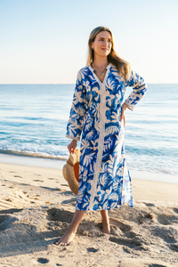 Kahora Palm Beach Bardot dress by Dane, stylish off-shoulder design with floral pattern and flowing fabric, perfect for casual wear