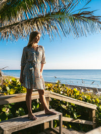 Kahora Palm Beach Kendall Palisades Dress in XS, featuring a stylish, flowy design perfect for warm weather occasions.