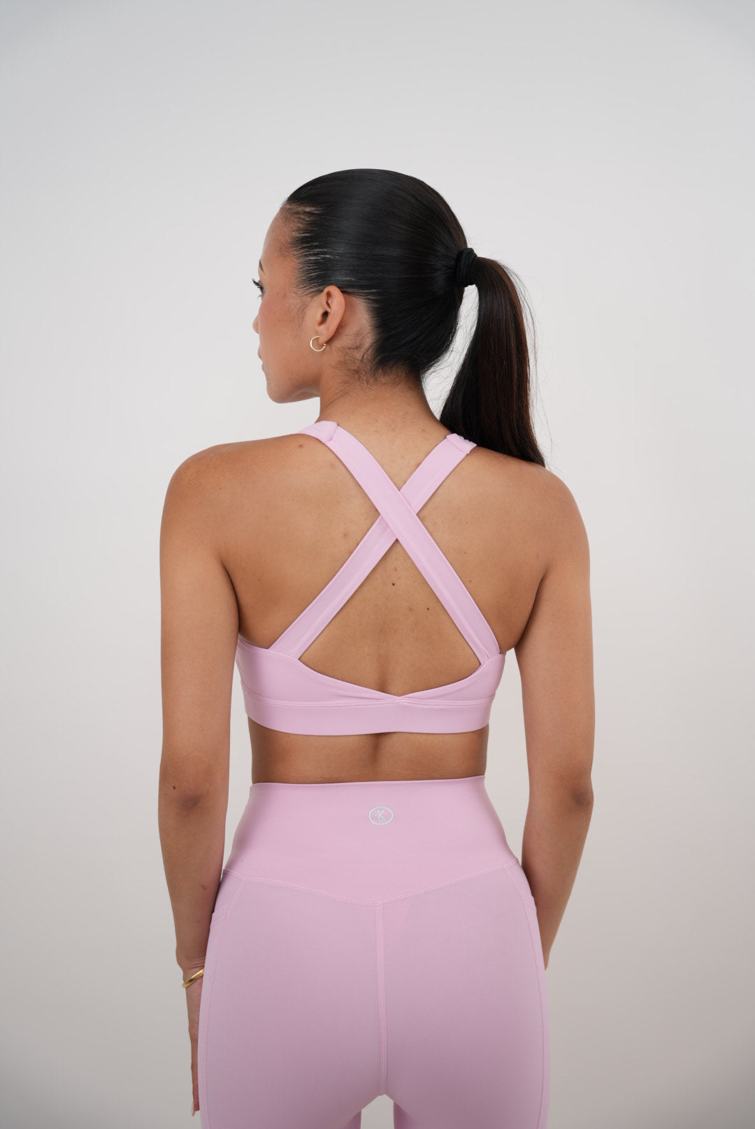 Pink Blossom Quick Dry Butter Bra by KIMITH BRAND, featuring a soft, comfortable bra with vibrant floral design and quick-dry fabric.