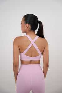 Pink Blossom Quick Dry Butter Bra by KIMITH BRAND, featuring a soft, comfortable bra with vibrant floral design and quick-dry fabric.