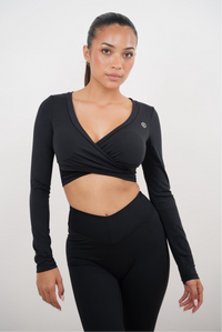 Black KIMITH BRAND elegant bra with seamless design, featuring a smooth, comfortable fit and subtle detailing.