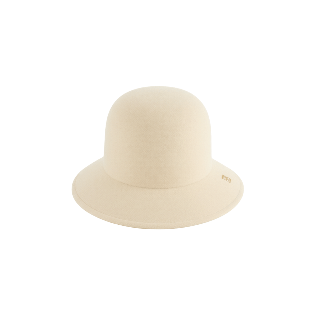Packable wool bucket hat from KIN THE LABEL's Cozy Collection, shown in black with a wide brim and soft texture.