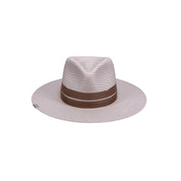 Packable straw hat from KIN THE LABEL's Classic Collection, featuring a wide brim and stylish design for sun protection and fashion.