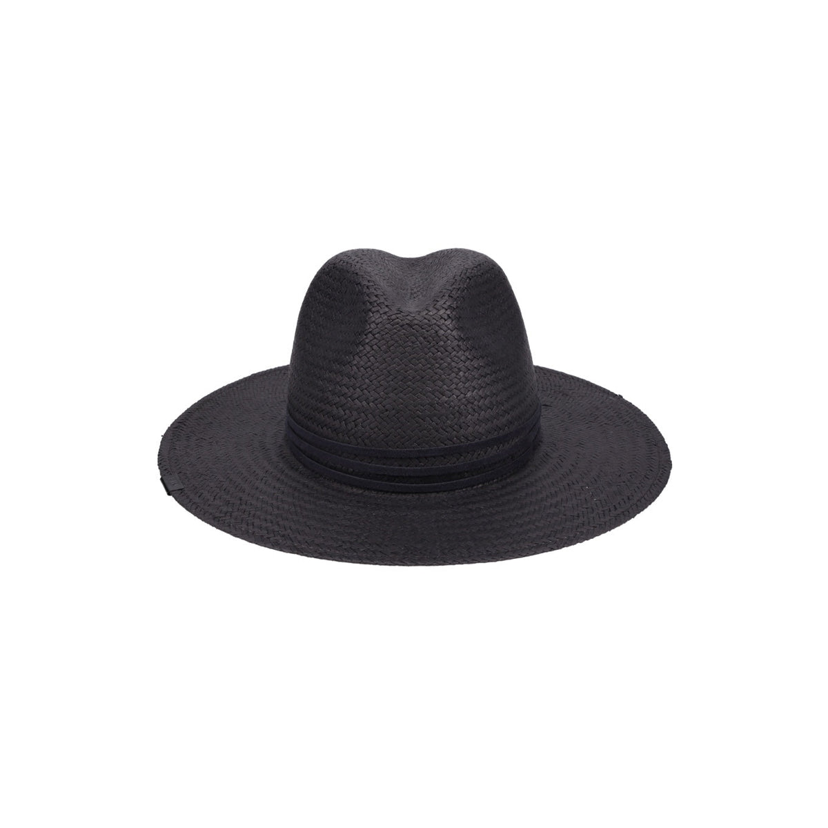 Packable straw hat from KIN THE LABEL's Elevated Collection, featuring a wide brim and stylish design for sun protection.