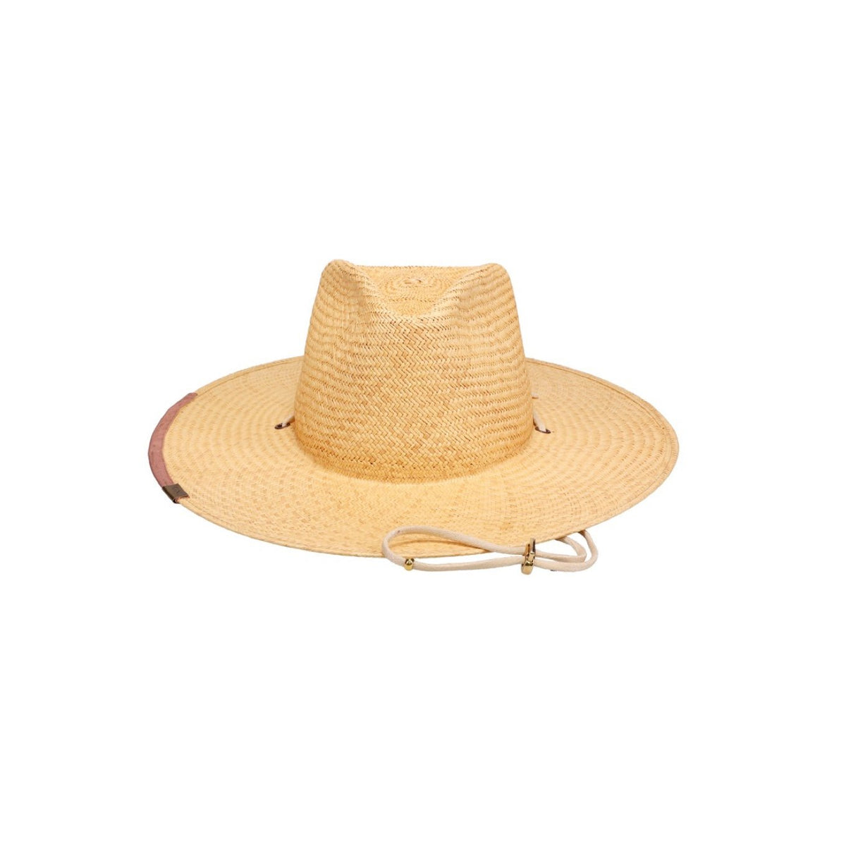 Ivory small sun hat from KIN THE LABEL Sun Hat Collection, with wide brim and lightweight woven design.