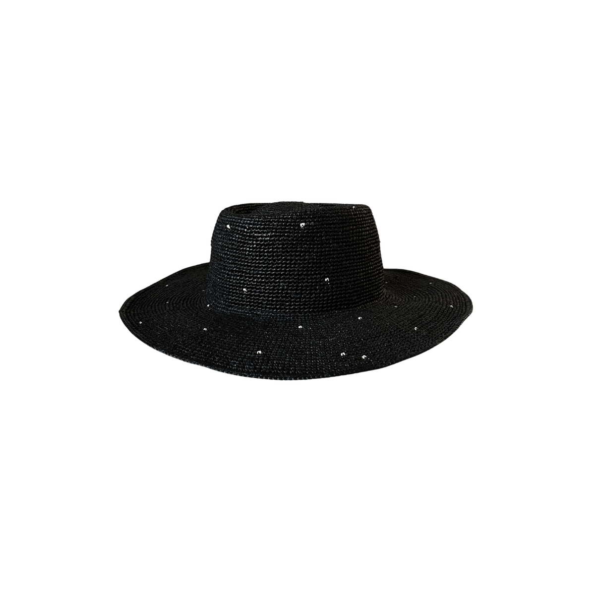 Kin the Label Resort Collection straw hat made of raffia, packable design with wide brim and stylish look for sunny outdoor wear.