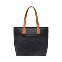 Kyrgies handmade wool tote bag with sturdy handles and natural woven texture, perfect for everyday use.