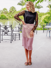 La' Agra The Calia Skirt, purple bottoms, XS size, stylish and comfortable for casual or dressy outfits.