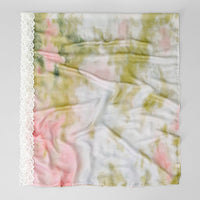Lace Trim Print Hijab Shawl(MH231)