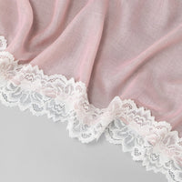 Lace Trim Print Hijab Shawl(MH231)