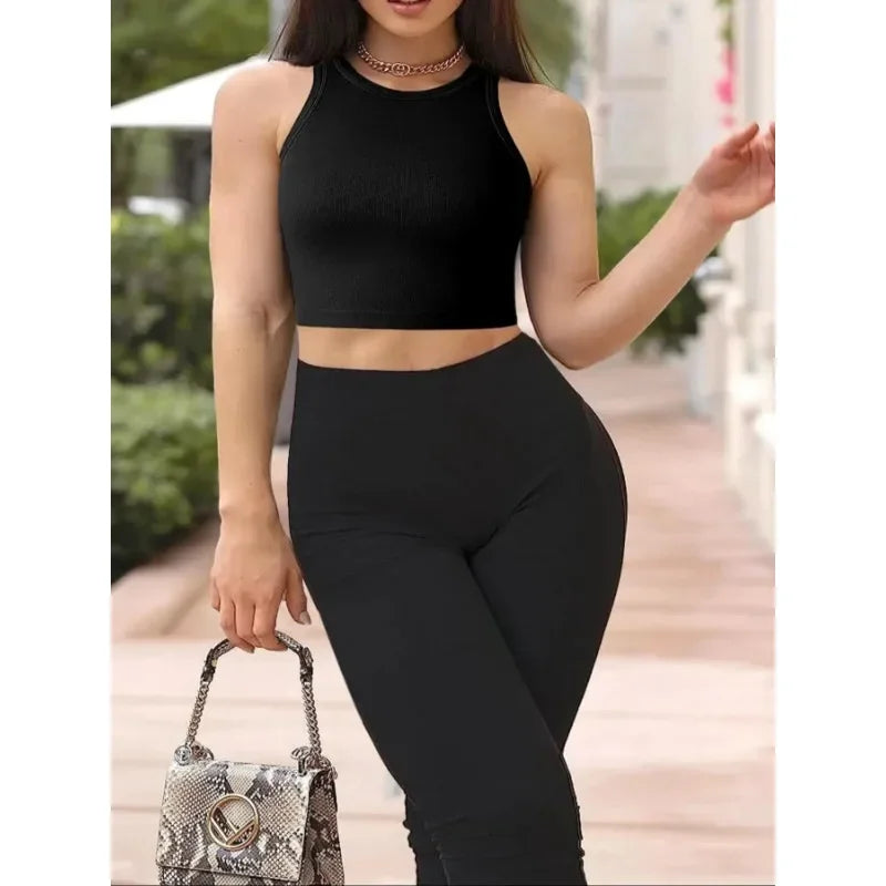 LORNEA plus size women's sleeveless casual vest in solid color with round neck, versatile short style, available in 1XL-5XL