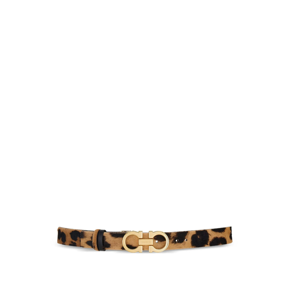 Luosophy Ferragamo Neutrals belt for women, cream color, 90 cm, stylish accessory with elegant design.