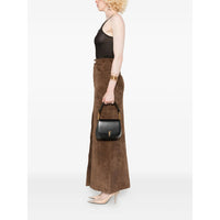 Saint Laurent brown shoulder handbag by Luosophy, stylish crossbody bag with sleek design and adjustable strap for women.