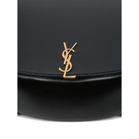 Brown Saint Laurent shoulder handbag by Luosophy, stylish cross body bag with sleek design for women.