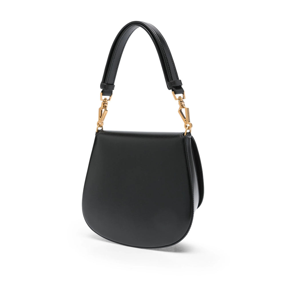 Luosophy brown Saint Laurent-style shoulder bag, women’s crossbody handbag with sleek design and adjustable strap.