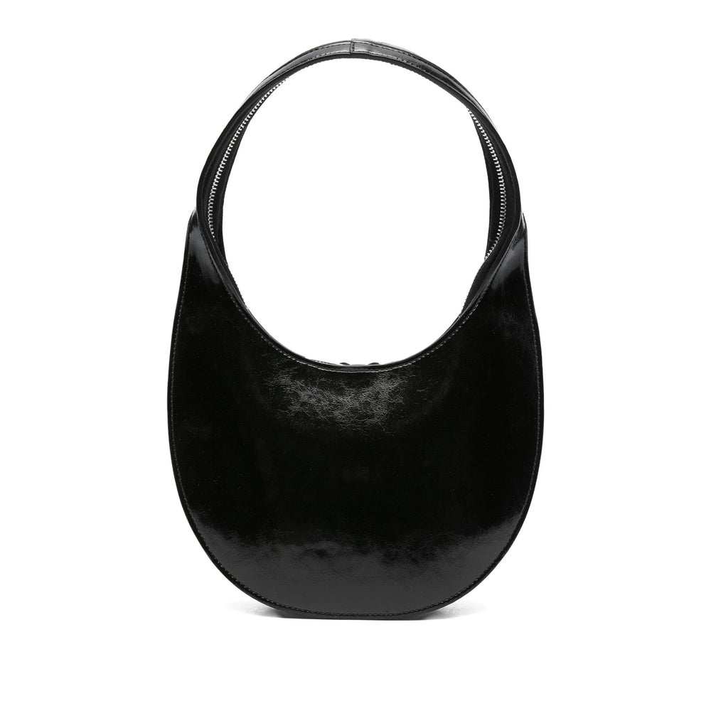 Luosophy black tote bag for women, stylish handbag with spacious interior, made by Coperni, perfect for everyday use.