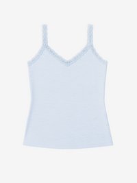 Lusome Sleep USA Ginger Cami, XS denim-mix camisole with soft fabric and adjustable straps, casual sleepwear or loungewear.
