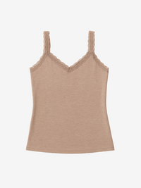 Lusome Sleep USA Ginger Cami in denim mix fabric, XS size, featuring a soft, comfortable cami design for sleep or casual wear.