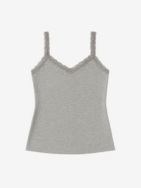 Lusome Sleep USA Ginger Cami in denim mix fabric, XS size, featuring a soft, sleeveless design perfect for comfortable sleepwear