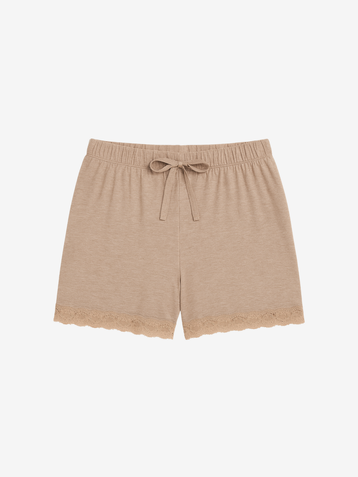 Lusome Sleep USA Cara Short in denim mix, XS size, casual short with a relaxed fit, shown on a model.