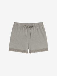 Lusome Sleep USA Cara Short in denim mix, XS size, casual lounge short with relaxed fit and comfortable fabric.