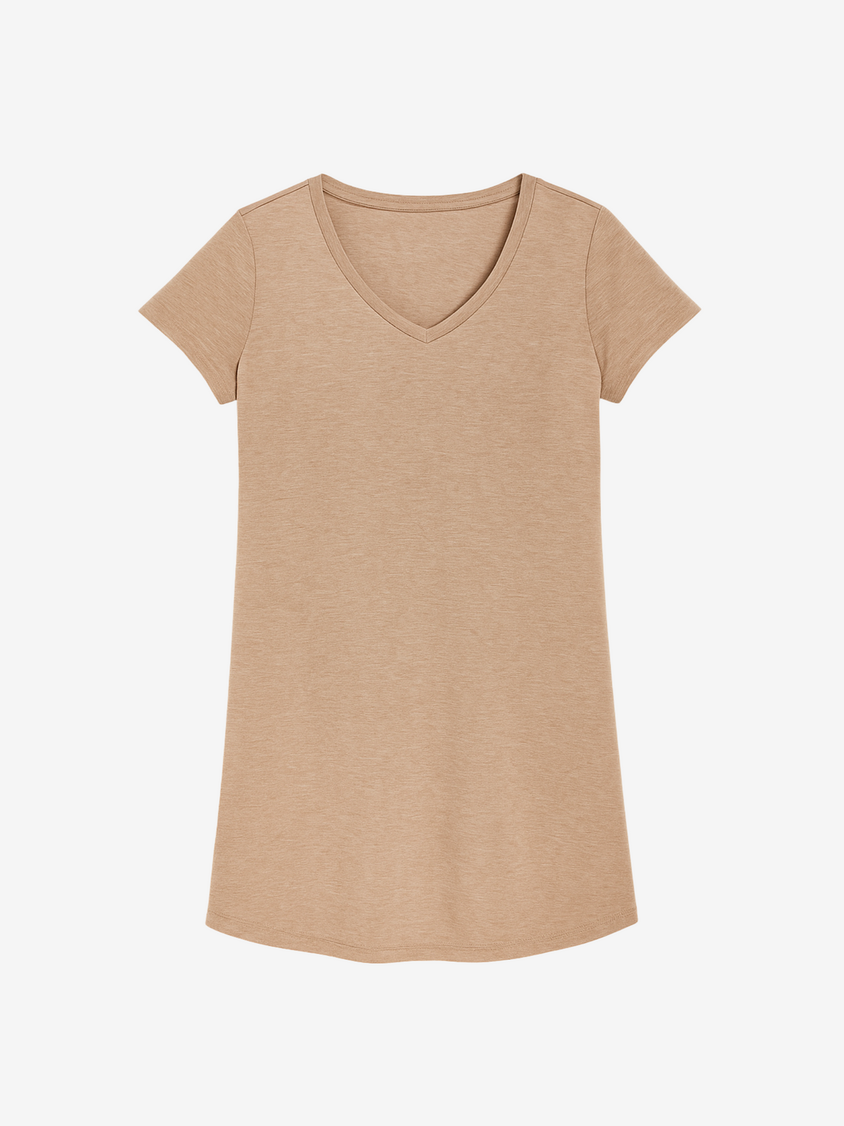 Lusome Sleep USA denim mix Eva sleepshirt, XS size, shown in soft, casual fabric with relaxed fit and button-front design.