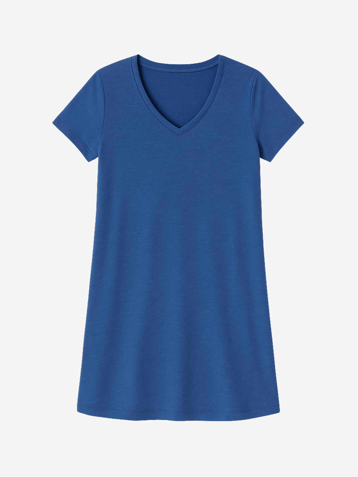 Lusome Sleep USA Eva Sleepshirt in denim mix fabric, casual and comfortable sleepwear for women.
