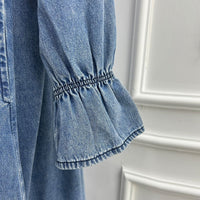Lyocell Denim Maxi Dress(MS442)
