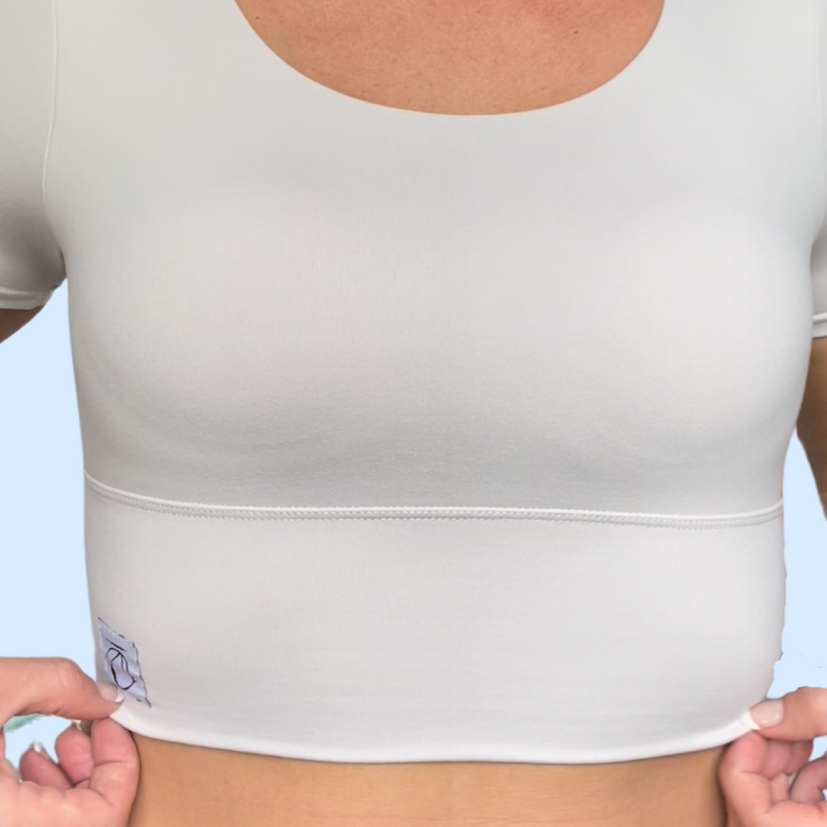 Short sleeve Manō Top by Manō Wear featuring a casual fit and Haukea design, displayed on a plain background.