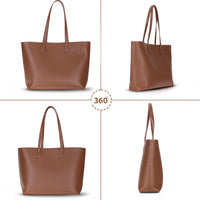 Black Mizuri Leather Solea Women's Bag with sleek leather design and spacious interior for everyday use.
