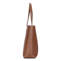 Black Mizuri Leather Solea Women's Bag with sleek design and sturdy leather construction, perfect for everyday use.