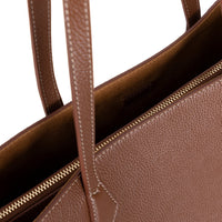 Black Mizuri Leather Solea Women's Bag with sleek design and leather texture, perfect for stylish everyday use.