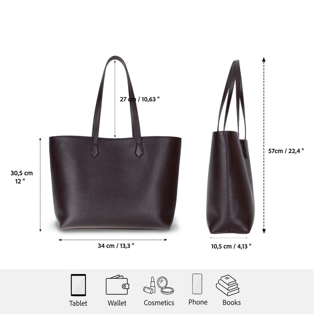 Black Mizuri Leather Solea women's bag with sleek design and top handle, crafted from high-quality leather.