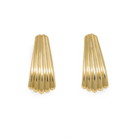 Modafleur THE GOLD RIPPLE accessory featuring a gold-toned ripple design, perfect for stylish jewelry or fashion accessories.