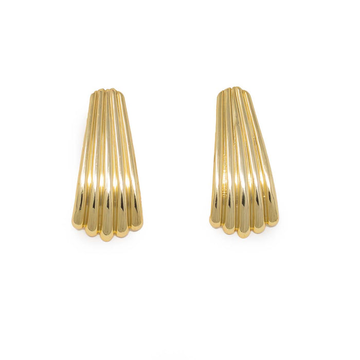 Modafleur THE GOLD RIPPLE accessory featuring a gold-toned ripple design, perfect for stylish jewelry or fashion accessories.