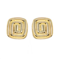Gold square accessory from Modafleur, featuring a sleek, minimalist design perfect for stylish accessories.