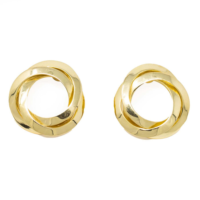 Modafleur Gold Swirl accessory featuring a shiny gold design with elegant swirling patterns.