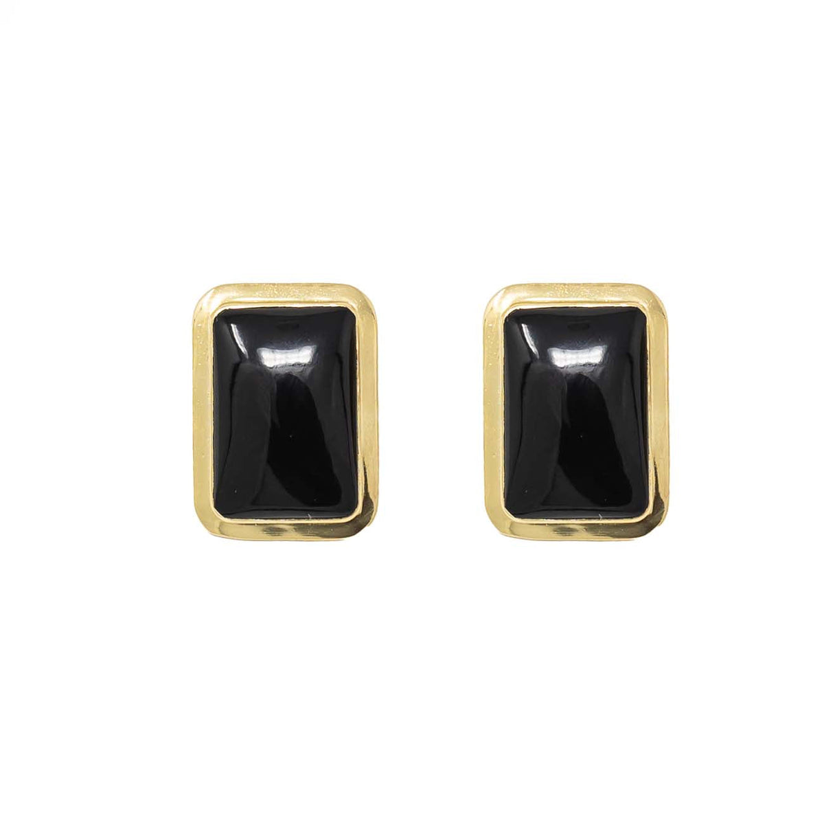 Modafleur The Onyx Square accessory with sleek black design, showcasing a modern geometric shape and smooth surface.