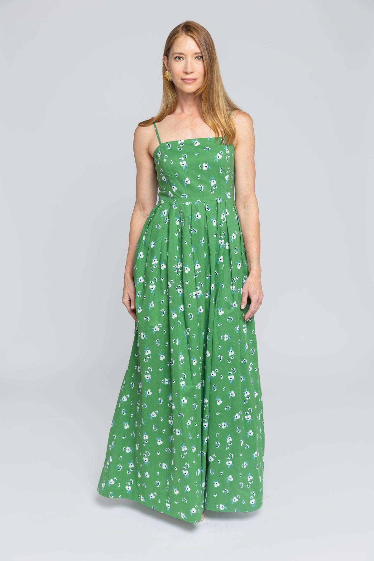Modafleur The Freya Dress, stylish women’s clothing in soft fabric, shown in a close-up of the dress’s elegant design.