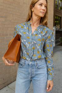 Blue Bell The Marie Top by Modafleur, lightweight clothing with a relaxed fit and stylish design, shown in the image.