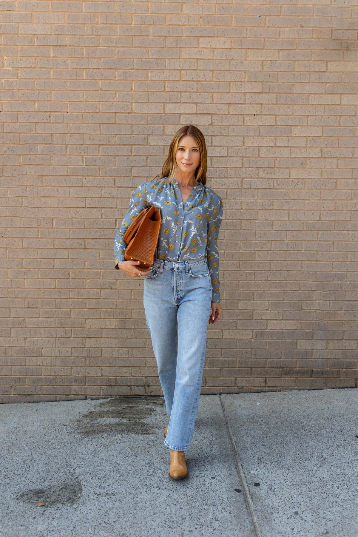 Modafleur The Marie Top in Blue Bell, a stylish women's clothing piece featuring a fitted design and vibrant color.