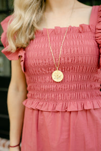 Modafleur Snow Drop Necklace featuring a delicate floral pendant on a fine chain, perfect for elegant jewelry styling.
