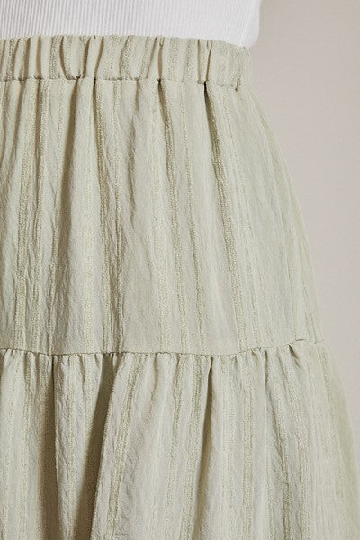 Light blue Miss Sparkling Prairie Maxi Skirt from My Pampered Life Seattle, featuring flowing fabric and a comfortable fit.