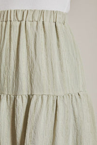 Light blue Miss Sparkling Prairie Maxi Skirt from My Pampered Life Seattle, featuring flowing fabric and a comfortable fit.