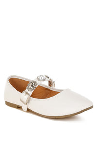 My Pampered Life Seattle Kavana Charms embellished flat Mary Jane shoes with decorative charms and a classic Mary Jane style.
