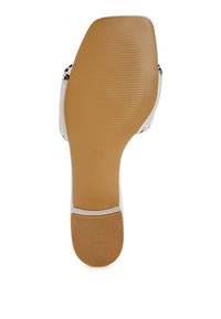 Poshta Saint Tropez beaded slip-on heels by My Pampered Life Seattle, featuring intricate beadwork and a sleek silhouette.