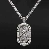 Greek Hoplite Soldier Stainless Steel Necklace