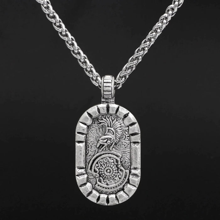 Greek Hoplite Soldier Stainless Steel Necklace
