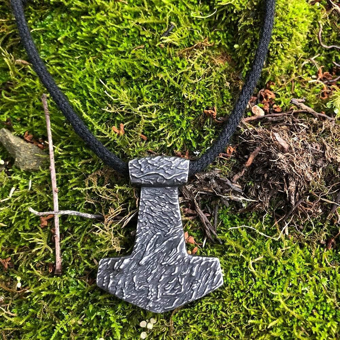 Vikings Thors Mjolnir Stainless Steel Pendant